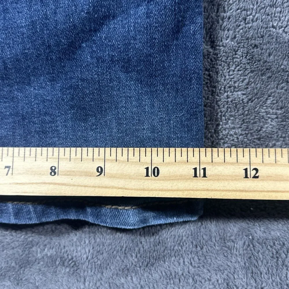 Classic Blue Flared Women's Jeans - Picture 9 of 16